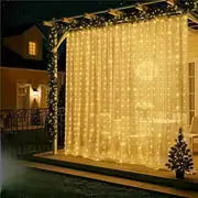 LED Fairy lights Curtain 10x10 ft Aesthetic Vibes