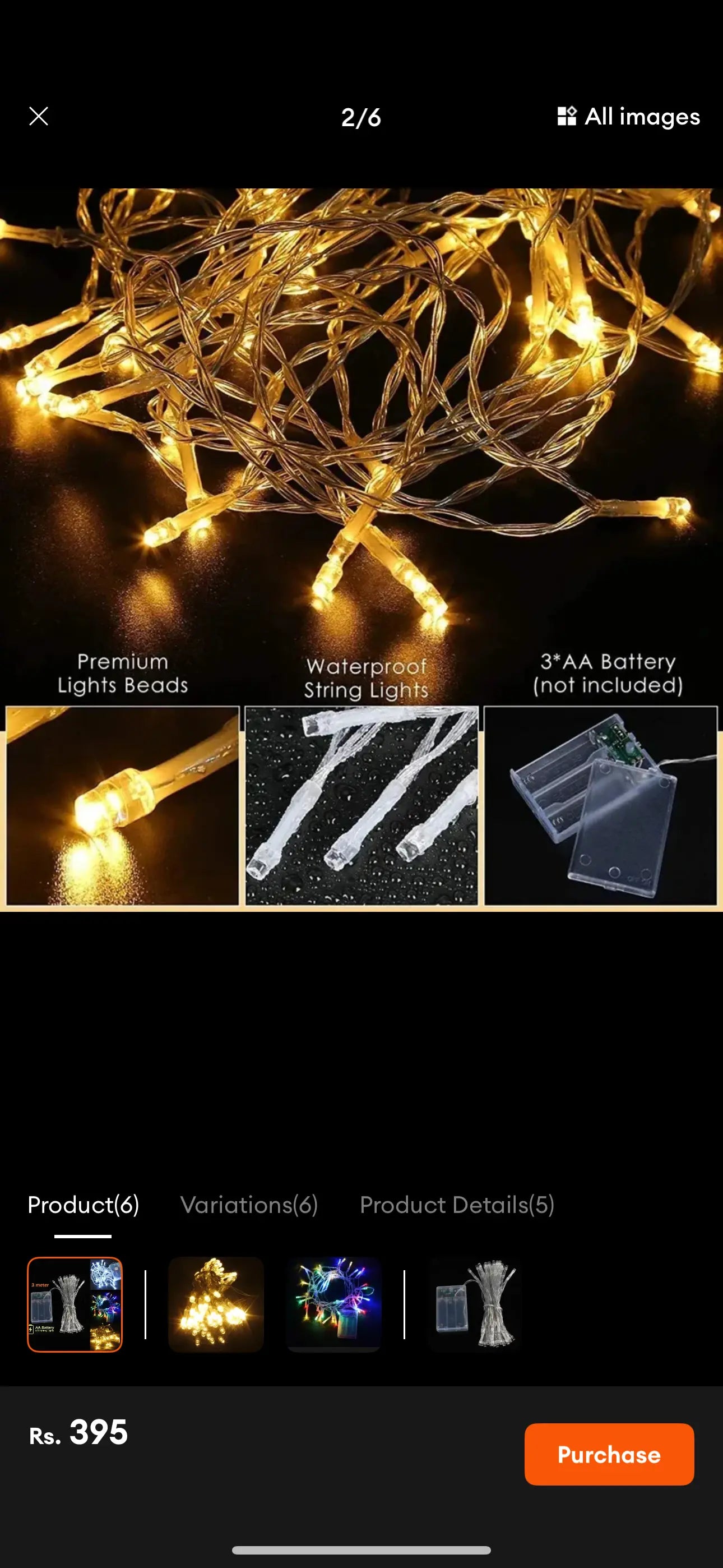 Fairy LED String Lights - AA Battery Operated Aesthetic Vibes