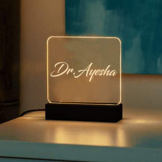 Personalized Name Illusion 3D Lamp