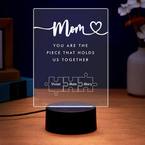 Mother's Day Personalized 3D Night Light
