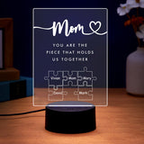 Mother's Day Personalized 3D Night Light