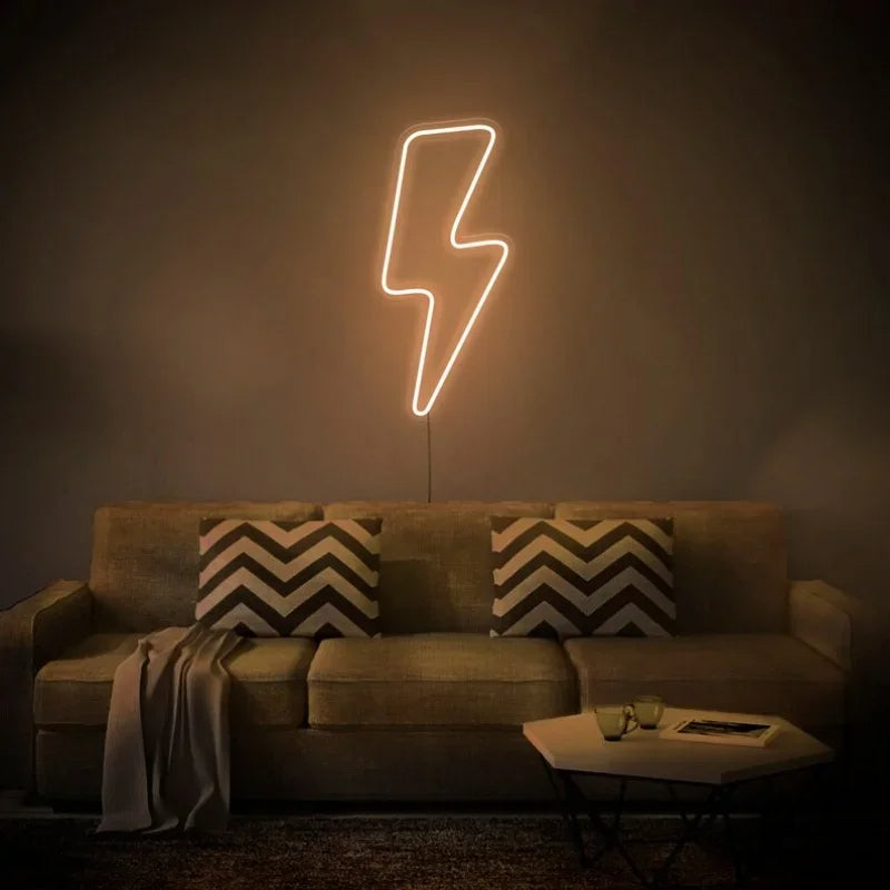 Aesthetic Bolt Neon Sign