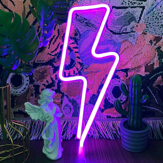 Aesthetic Bolt Neon Sign