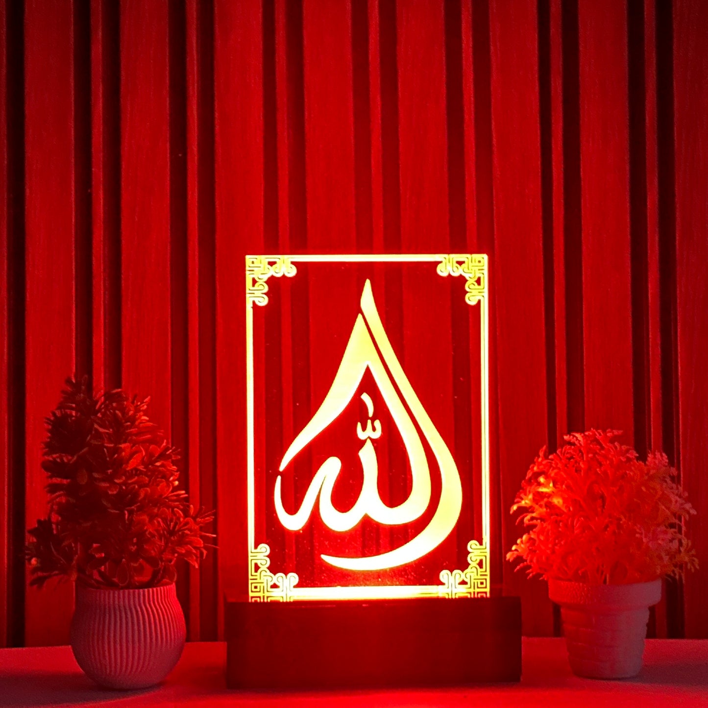 ALLAH Calligraphic 3D LED Night Lamp