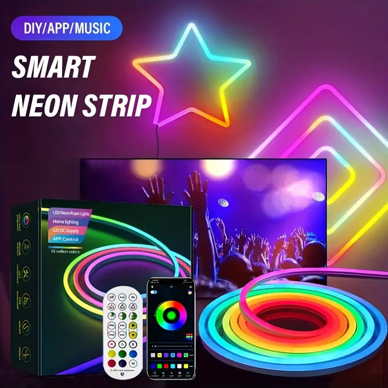 Aesthetic Wifi Neon RGB-IC Strip - 5M