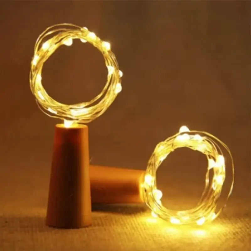 Fairy Bottle Lights with Cork Stoppers | Pack of 03