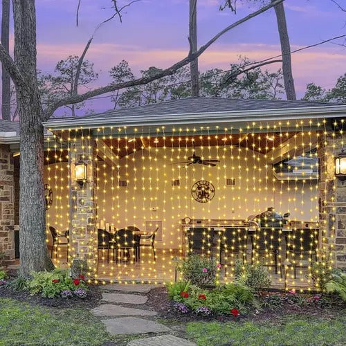 Curtain String Lights | 10×10 Feet | 300 Lights.