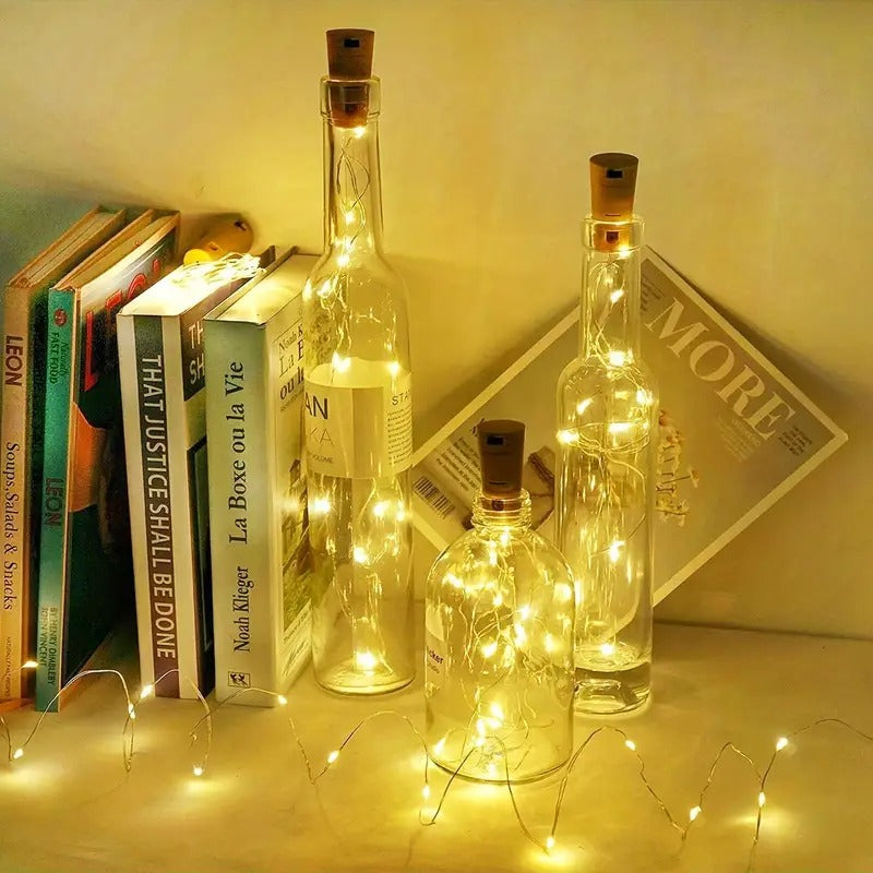 Fairy Bottle Lights with Cork Stoppers | Pack of 03