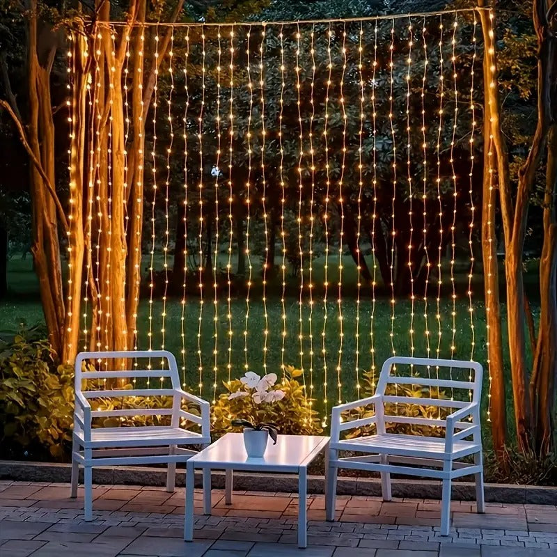 Curtain String Lights | 10×10 Feet | 300 Lights.