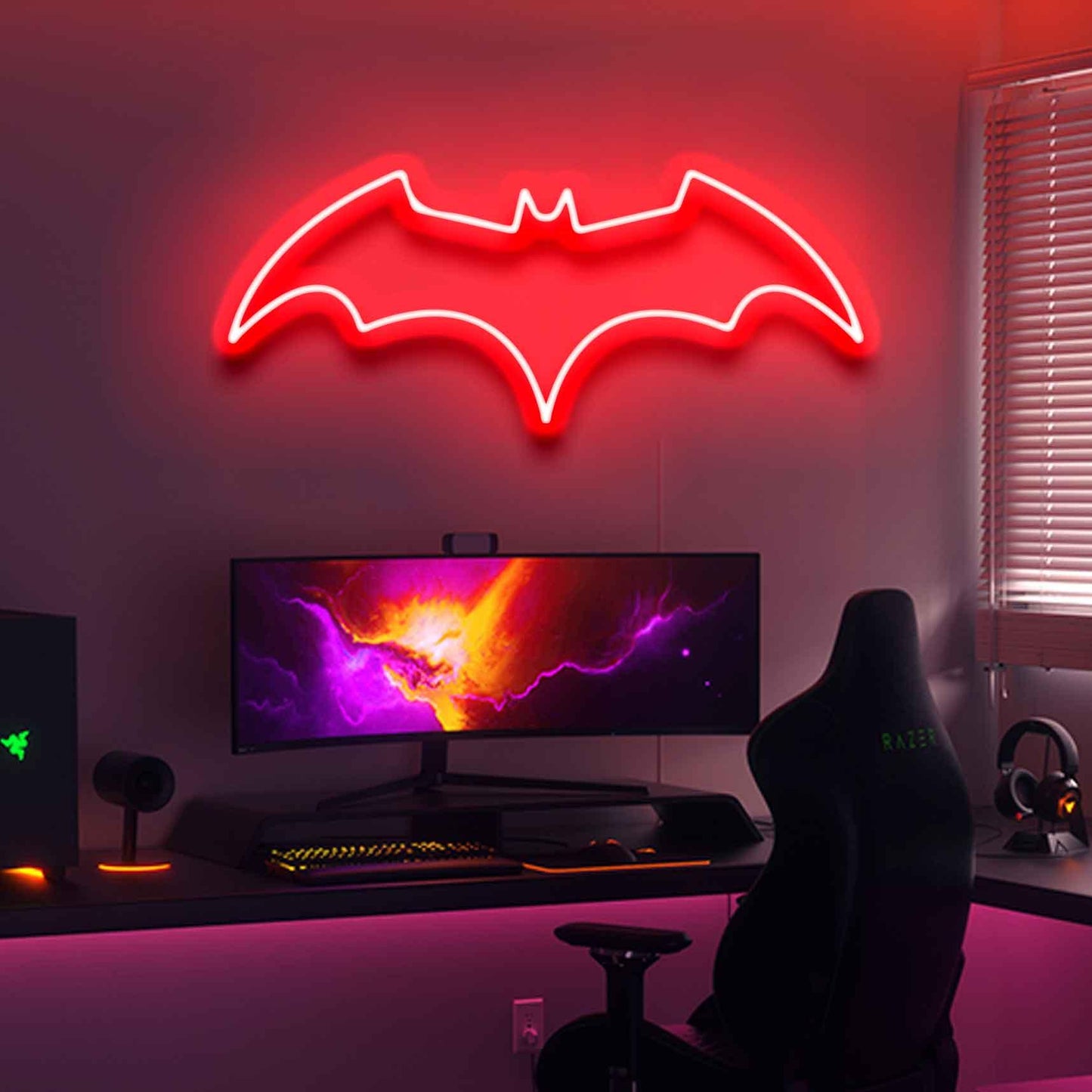 Aesthetic Batman Neon Sign