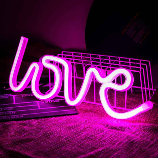 Love Neon Sign Aesthetic Vibes