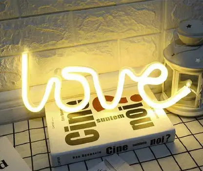 Love Neon Sign Aesthetic Vibes