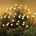 solar firefly lights 10 LED outdoor waterproof garden lights swaying landscape pathway decor warm light